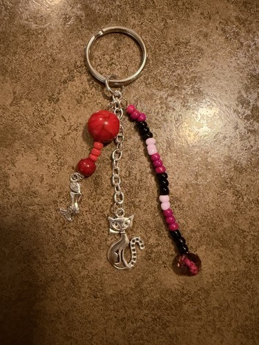 Handmade beaded bag - beaded, charm