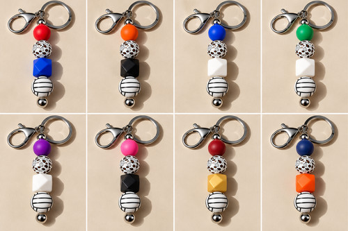 Custom volleyball keychain - custom,