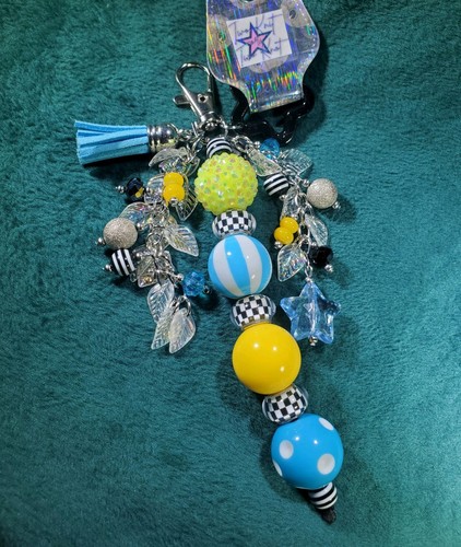 Hand crafted blue yellow - &,