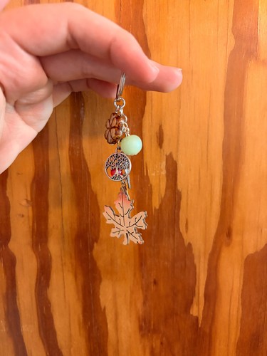 Handmade silver fall - handmade, keychain
