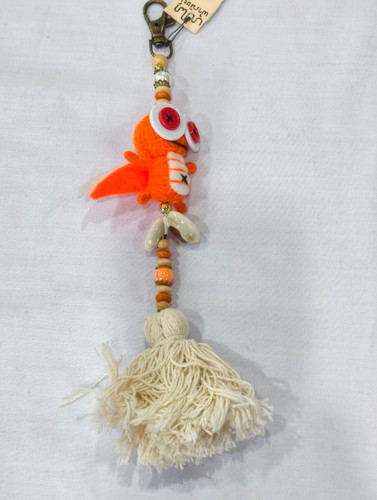 Handmade orange monster bag - handmade,