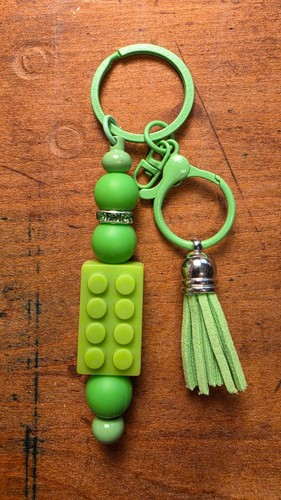 Handmade keychain beads - beads, w/