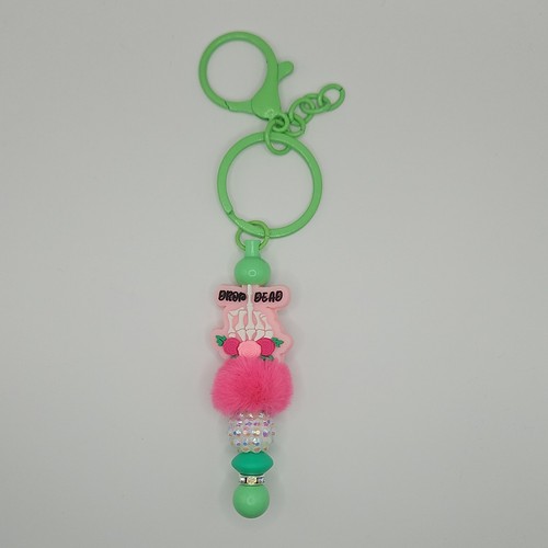 Green pink the finger - &,