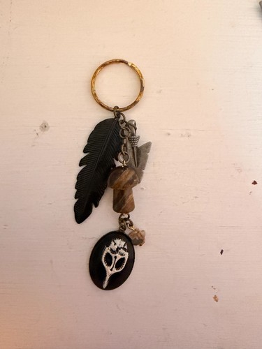Handmade halloween keychain - handmade,