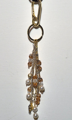 Purse charm key chain goldie - purse,